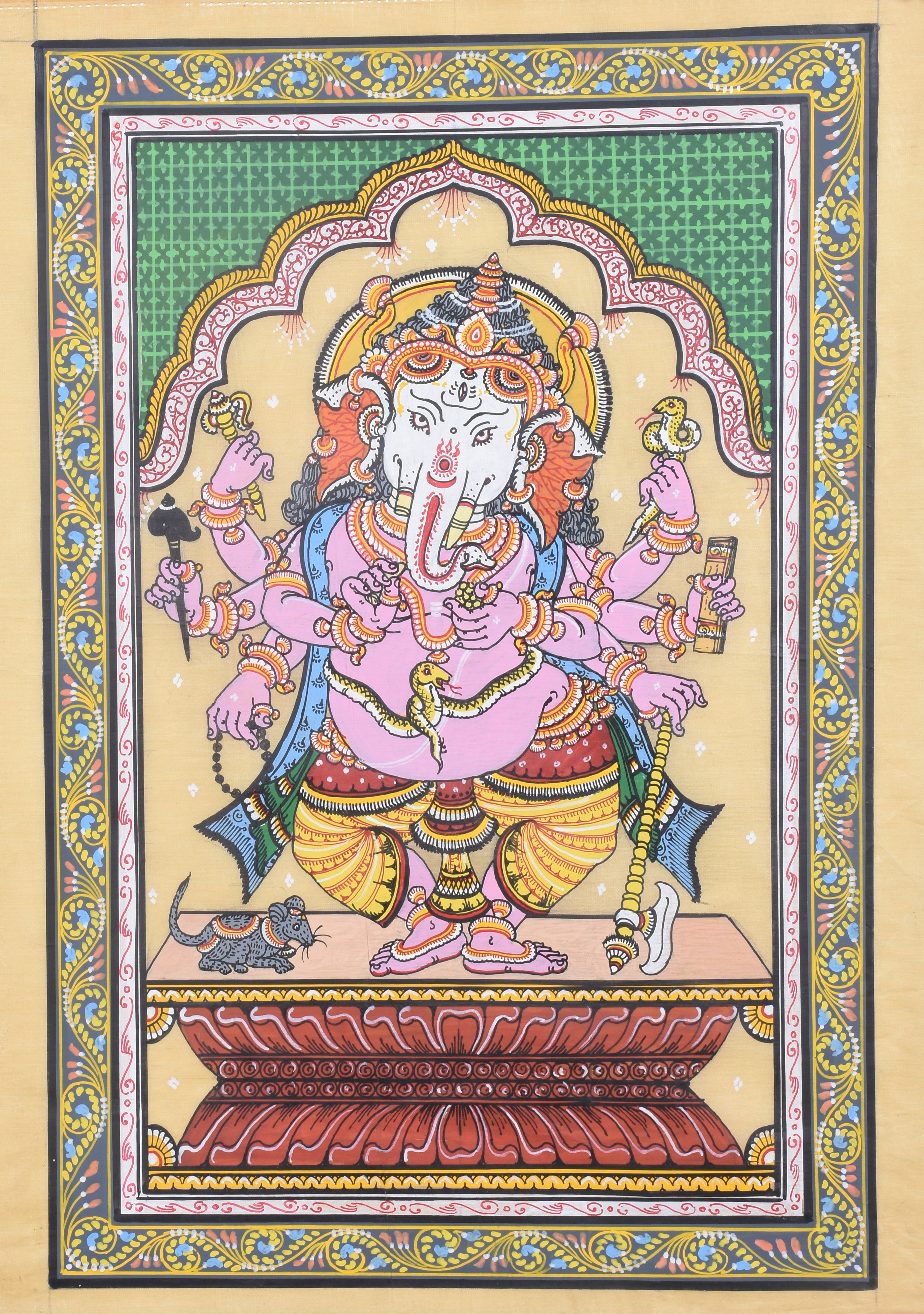 Dancing Ganesh — Patta Chitra